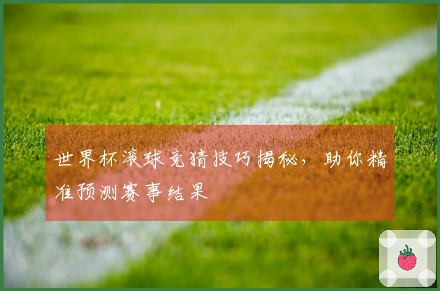 世界杯滚球竞猜技巧揭秘，助你精准预测赛事结果