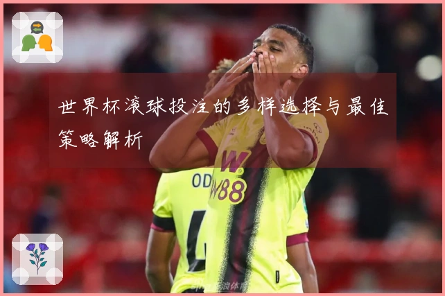 世界杯滚球投注的多样选择与最佳策略解析
